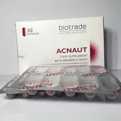 Viên Uống giảm mụn đẹp da, điều hòa nội tiết tố Biotrade Acnaut Food Supplement (hộp 30 viên) 835045