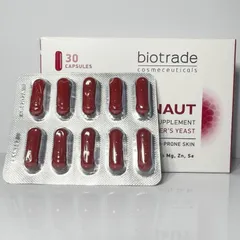 Viên Uống giảm mụn đẹp da, điều hòa nội tiết tố Biotrade Acnaut Food Supplement (hộp 30 viên) 835045
