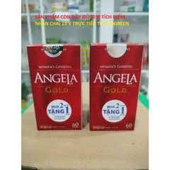 Viên uống Angela gold tăng cường sức khoẻ, sắc đẹp và sinh lý nữ không chứa mầm đậu nành Hộp 60 Viên & 30 Viên 835048