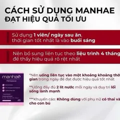 Manhaé Ménopause (hộp 60 viên )– giảm bốc hỏa, ngủ ngon, cân bằng nội tiết tự nhiên, an toàn 835051