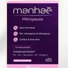 Manhaé Ménopause (hộp 60 viên )– giảm bốc hỏa, ngủ ngon, cân bằng nội tiết tự nhiên, an toàn 835051