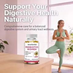 SresXrefas Probiotics Women 60 Tỷ Lợi Khuẩn 15 Chủng Men Vi Sinh Nữ Hỗ Trợ Tiêu Hóa, Tăng Miễn Dịch Và Tiết Niệu 835066