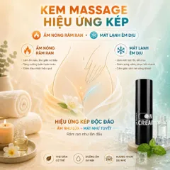 Kem massage vùng kín Feelex On Cream thư giãn tạo cảm giác nóng lạnh râm ran an toàn cho dành cho nữ 835084