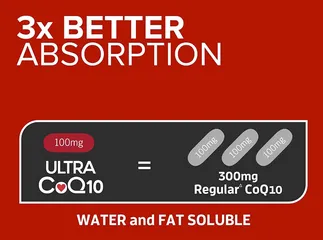 Viên Uống Qunol Ultra CoQ10 100mg - Hỗ Trợ Tim Mạch, Tăng Năng Lượng, Giảm Mệt Mỏi - Mỹ, Hấp Thụ Gấp 3 Lần So Với Thông Thường
