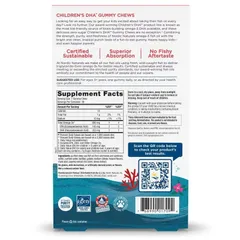 [ Date 4/2027 ]Kẹo Nhai DHA Cho Bé Nordic Naturals Zero Sugar Children’s DHA Gummy Chews 600mg Omega-3