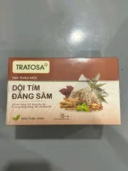Trà Dòi Tím Đẳng Sâm TRATOSA - Trà thảo mộc thanh lọc phổi, hỗ trợ trị ho và viêm phế quản