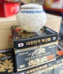 CAO HẮC SÂM ĐÔNG TRÙNG IRE PREMIUM – HŨ SỨ 1KG