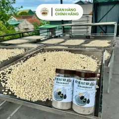 Bột Mè Đen Hạt Sen Mix Đậu Đen Gạo Lứt Đỏ  (Hũ 500g )Thức Uống Bổ Dưỡng Cho Tóc Và Giấc Ngủ