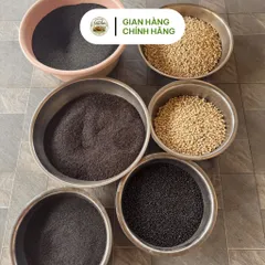 Bột Mè Đen Hạt Sen Mix Đậu Đen Gạo Lứt Đỏ  (Hũ 500g )Thức Uống Bổ Dưỡng Cho Tóc Và Giấc Ngủ