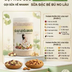 Sữa Hạt Lợi Sữa Dinh Duỡng 17 Loại Hạt (Hũ 500g) - Giúp Sữa Đặc, Thơm Ngon Cho Mẹ Sau Sinh