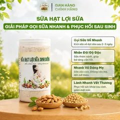 Sữa Hạt Lợi Sữa Dinh Duỡng 17 Loại Hạt (Hũ 500g) - Giúp Sữa Đặc, Thơm Ngon Cho Mẹ Sau Sinh