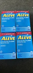 Bayer Aleve 220 mg |270/320 viên| Giảm đau/Kháng viêm & Hạ sốt mạnh [SP Chuẩn Mỹ không tem]