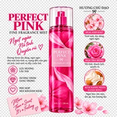 Xịt Thơm Toàn Thân Bodymist Perfect Pink New 236ml thơm quyến rũ ngọt ngào