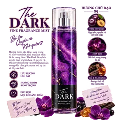 Xịt thơm body mist Xịt thơm Dark Kiss 236ml Hương Thơm Ngọt Ngào, Sang Trọng