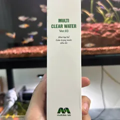MULTIBIO Chai Khử Bụi Bể Làm Trong Nước Xử Lý Nước Đục Cặn Li Ti Nước Vàng Do Lũa Cho Hồ Cá Thủy Sinh