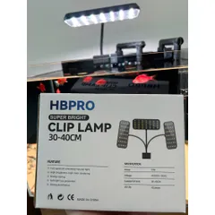 Đèn Kẹp Bể Cá Thủy Sinh 42 LED, Cho bể 30–40cm, Ánh sáng đẹp, tiết kiệm điện, dễ lắp kẹp