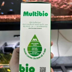 MULTIBIO Vi Sinh Thế Hệ Mới - Chai 1000ml - Xử Lý Độc Tố Làm Trong Nước Khử Mùi Hôi Tanh - Bổ Sung Enzyme Tiêu Hóa
