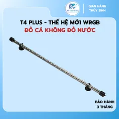 Đèn Chìm Led Bể Cá Sáng Trắng T4 Plus WRGB, Chống Nước Thế Hệ Mới, Đỏ Cá Không Đỏ Nước Siêu Đẹp