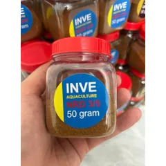 COMBO 2 Lọ Cám Thái Cho Cá Cảnh INVE 3/5 & 5/8 Hũ 50g, Thức Ăn Giúp Cá Lớn Nhanh, Không Gây Đục Nước