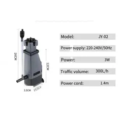 Lọc Váng SUNSUN JY-02 JY-03 – Máy Hút Váng Mặt Nước Bể Cá, Lọc Váng Hồ Thủy Sinh, Cá Cảnh