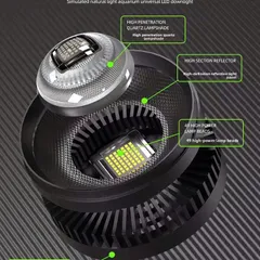 Đèn Lon Bể Cá HBPRO APP-70W - Công Suất 70W Siêu Sáng, 11 Chế Độ Màu, Điều Khiển Bằng App Điện Thoại