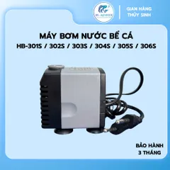 Máy Bơm Nước Bể Cá Thế Hệ Mới HB-301S 302S 303S 304S 305S 306S, Công Xuất Cao, Tiết Kiệm Điện