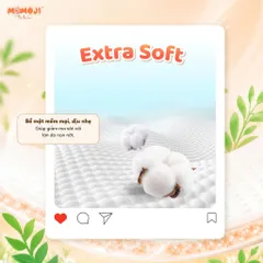 Tã quần/Dán Momoji Extra , thoáng khí, thoát ẩm tốt giúp da bé sơ sinh khô thoáng dài lâu