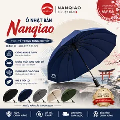 Ô Nhật Bản Nanqiao - Ô Che Mưa Nắng Tiện Lợi, Gọn Nhẹ, Chất Liệu Bền Bỉ, Phong Cách Nhật Bản, Phụ Kiện Thời Trang Hàng Nhật Nội Địa