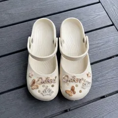 Dép sục ballet nữ Màu be Classic - tặng kèm charm ngẫu nhiên - Chân dầy tăng 1 size