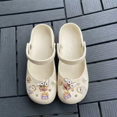 Dép sục ballet nữ Màu be Classic - tặng kèm charm ngẫu nhiên - Chân dầy tăng 1 size