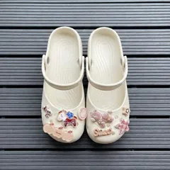 Dép sục ballet nữ Màu be Classic - tặng kèm charm ngẫu nhiên - Chân dầy tăng 1 size