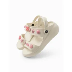 DÉP SANDAL ĐẾ CAO 5 CM TẶNG KÈM CHARM NGẪU NHIÊN, TÔN DÁNG - NĂNG ĐỘNG - CÁ TÍNH