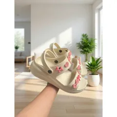 DÉP SANDAL ĐẾ CAO 5 CM TẶNG KÈM CHARM NGẪU NHIÊN, TÔN DÁNG - NĂNG ĐỘNG - CÁ TÍNH