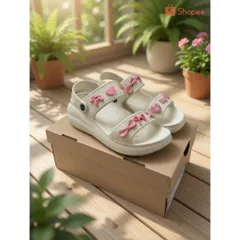 DÉP SANDAL ĐẾ CAO 5 CM TẶNG KÈM CHARM NGẪU NHIÊN, TÔN DÁNG - NĂNG ĐỘNG - CÁ TÍNH