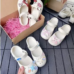 Dép Sục Ballet Nữ Classic tặng kèm Charm Ngẫu Nhiên xinh xắn - tôn dáng - năng động - Chân dầy tăng 1 size