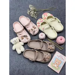 [TẶNG CHARM] Dép Ballet Nữ Classic Mix Charm Ngẫu Nhiên Siêu Xinh