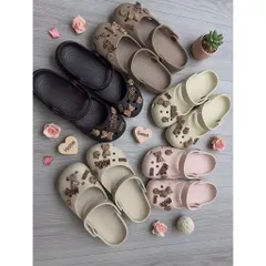 [TẶNG CHARM] Dép Ballet Nữ Classic Mix Charm Ngẫu Nhiên Siêu Xinh