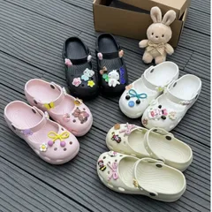 Dép Sục Bale Đế Cao 6 cm Nữ Classic tặng kèm Charm Ngẫu Nhiên xinh xắn - tôn dáng - năng động - Chân dầy tăng 1 size