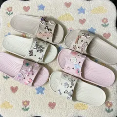TẶNG KÈM CHARM XINH - Dép nữ quai ngang đi nhẹ êm, chống trơn trượt