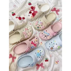 Mẫu mới 2026 - Dép sục quay gài đế 3cm, mềm nhẹ êm chân, tặng kèm charm xinh
