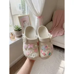 Mẫu mới 2026 - Dép sục quay gài đế 3cm, mềm nhẹ êm chân, tặng kèm charm xinh