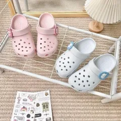 Mẫu mới 2026 - Dép sục quay gài đế 3cm, mềm nhẹ êm chân, tặng kèm charm xinh