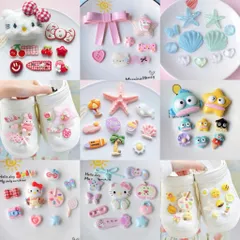 Set Charm Gắn Dép Mini Dễ Thương Xinh xắn – Phụ Kiện Trang Trí Cá Tính