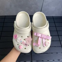 [Màu be] Dép Sục Quai Hậu Classic xinh xắn, dễ thương, đế cao 3 cm tặng kèm charm