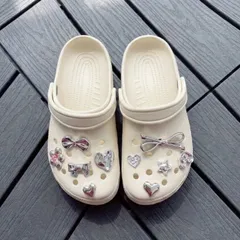 [Màu be] Dép Sục Quai Hậu Classic xinh xắn, dễ thương, đế cao 3 cm tặng kèm charm