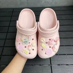 Dép sục classic đi nhẹ êm chân, chống trơn trượt - thời trang - cá tính kem, hồng, trắng