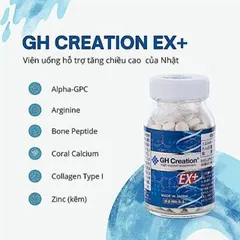 (Cao cấp) Viên Uống Hỗ Trợ Tăng Chiều Cao GH Creation EX - Nhật Bản, Tăng Chiều Cao Tốt hơn cho Trẻ Em từ 10 Tuổi, 270 Viên Chính hãng