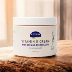 Redwin Vitamin E Cream with Evening Primrose Oil |330g| Kem dưỡng ẩm chuyên sâu - Phục hồi & tái tạo mạnh mẽ cấu trúc da khô ráp [S/P Chuẩn Úc]