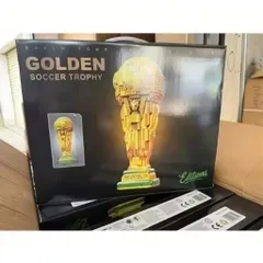 (Hàng đẹp)Mô hình lắp ráp cúp vàng world cup, làm quà tặng, trưng bày 2026