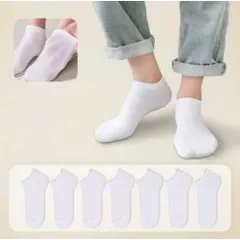 (Tất Nam/Nữ Cổ Ngắn)Combo 2/5/10/20 Đôi Đen Trắng Cổ Lười Dễ Mang Thấm Hút Mồ Hôi Tốt ,Co Dãn 4 Chiều